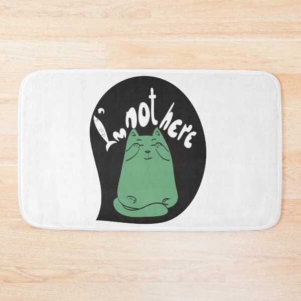 Item preview, Silly green cat hiding designed and sold by Stehler.