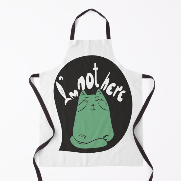 Item preview, Silly green cat hiding designed and sold by Stehler.