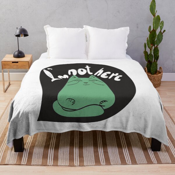 Item preview, Silly green cat hiding designed and sold by Stehler.