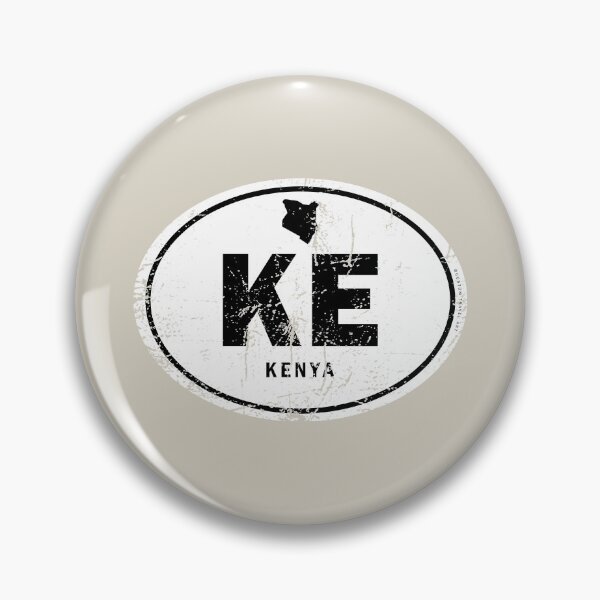 Item preview, Distressed Kenya Country Code designed and sold by CustomTravelArt.