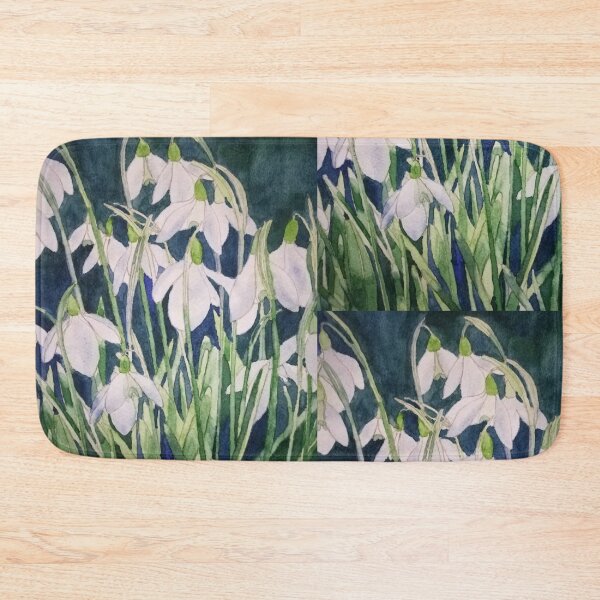 Item preview, Snowdrops watercolour painting  designed and sold by esvb.