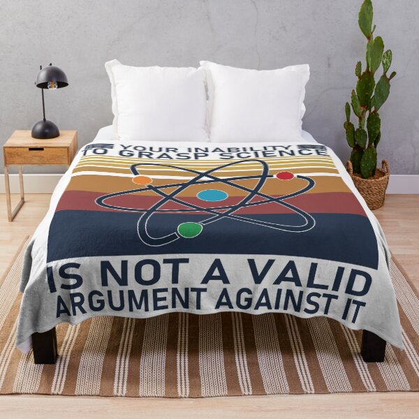 Item preview, Your Inability To Grasp Science Is Not A Valid Argument Against It T-Shirt, Funny Science Shirt designed and sold by UniqueStylistic.