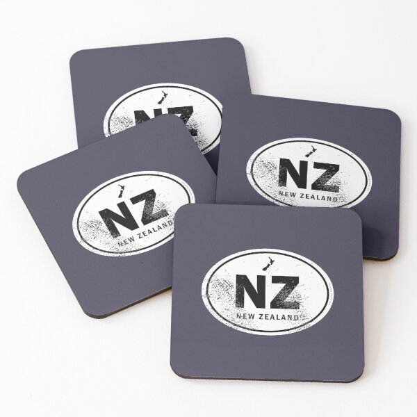 Item preview, Distressed New Zealand Country Code designed and sold by CustomTravelArt.