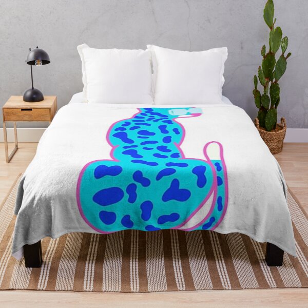 Item preview, blue cheetah designed and sold by LeopardLux.