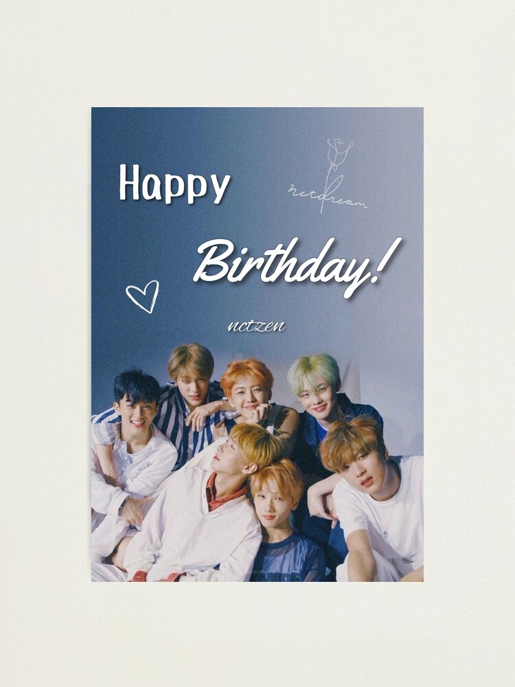 Template BTS birthday card