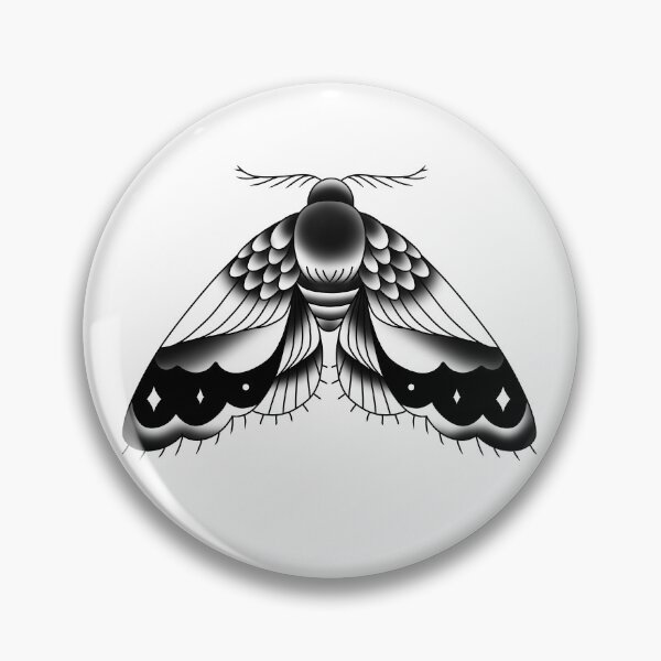 Item preview, trad goth moth designed and sold by despresso.