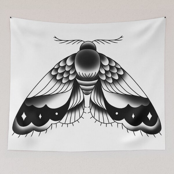 Item preview, trad goth moth designed and sold by despresso.