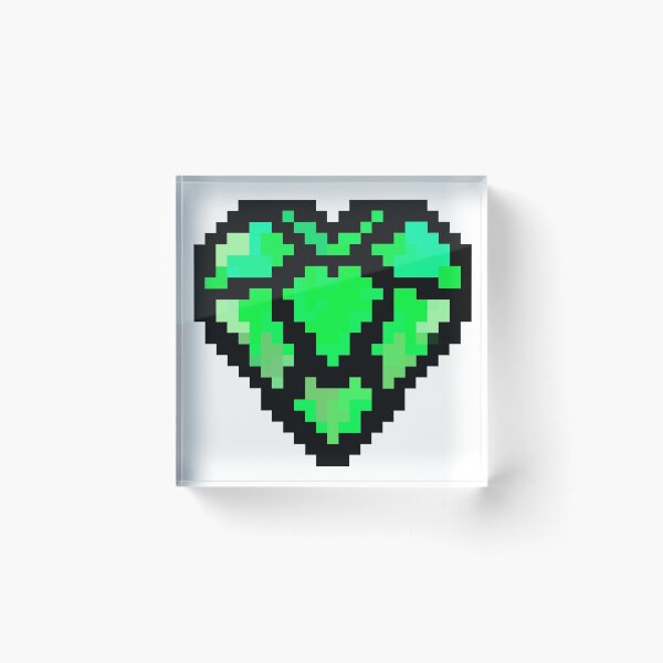 Item preview, Gemheart pixelated designed and sold by MaryAreWe.