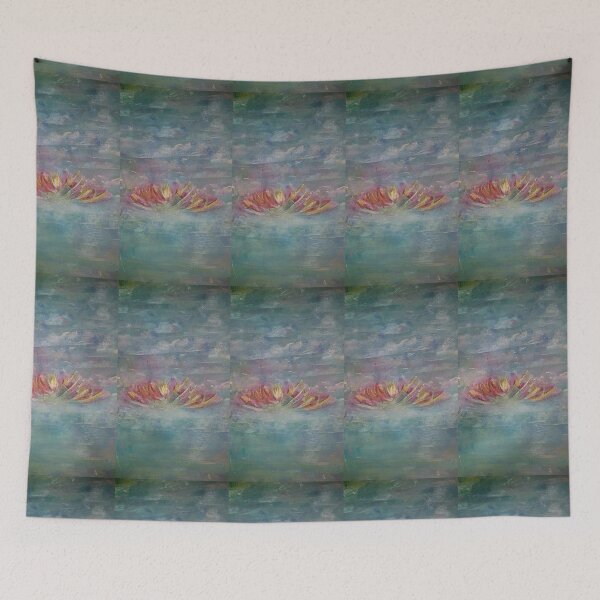 Item preview, Claude Monet style water lilies designed and sold by Rebecca  Anna Aerni.