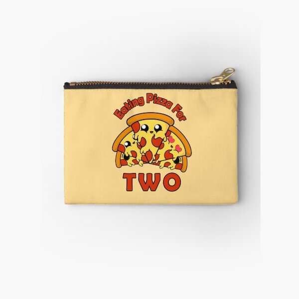 Item preview, Eating Pizza for Two || Cute Cartoon Pizza designed and sold by cookingwithten.