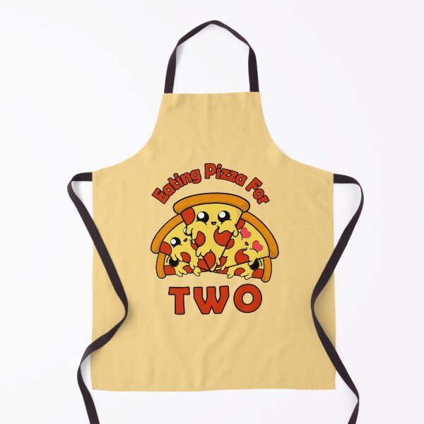 Item preview, Eating Pizza for Two || Cute Cartoon Pizza designed and sold by cookingwithten.