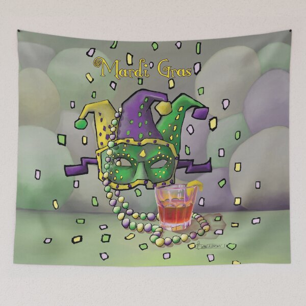 Item preview, Mardi Gras designed and sold by Wayne Brown.