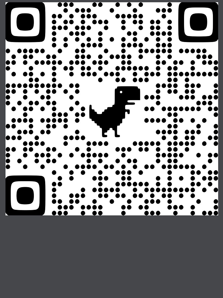 Rick Roll QR Code - Cute Chrome Dinosaur Version Baby One-Piece for Sale  by Dator