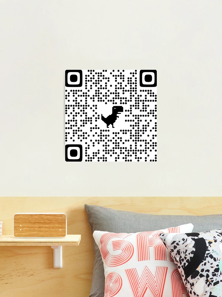 RICKROLL QR code 3d printed wall art decor gag gift funny sign rick roll  wall