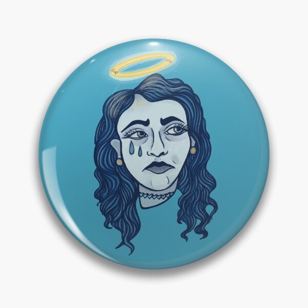 Item preview, Broken Halo Crying Angel designed and sold by GoodEggDoodles.
