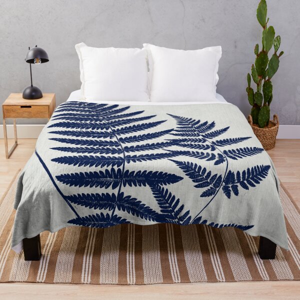 Item preview, Indigo Fern II Modern Botanical Study designed and sold by Glimmersmith.