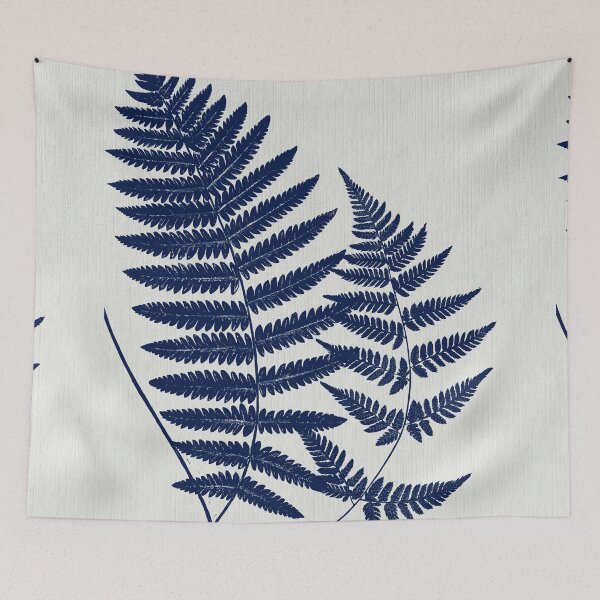 Item preview, Indigo Fern II Modern Botanical Study designed and sold by Glimmersmith.