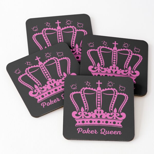 Artikelvorschau, Poker Queen Crown (Pink) entworfen und verkauft von ForcedFusion.