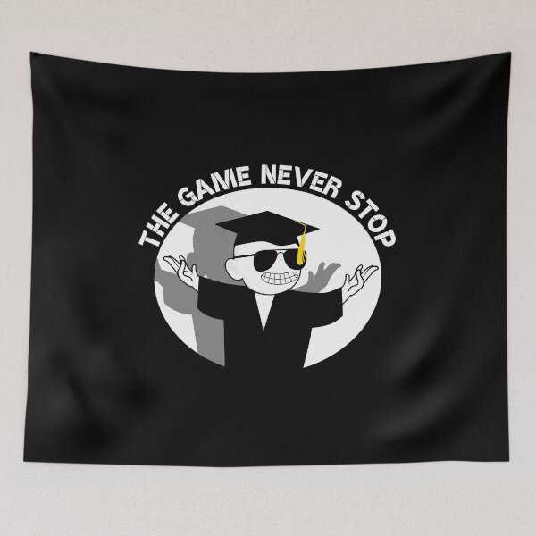 Item preview, WSB Graduate Student The Game Never Stop WallStreetBets designed and sold by Paulina Vanlife.