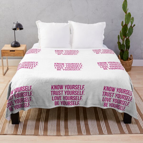 Item preview, Know yourself. Trust yourself. Love yourself. Be yourself. designed and sold by Andrew Hopgood.