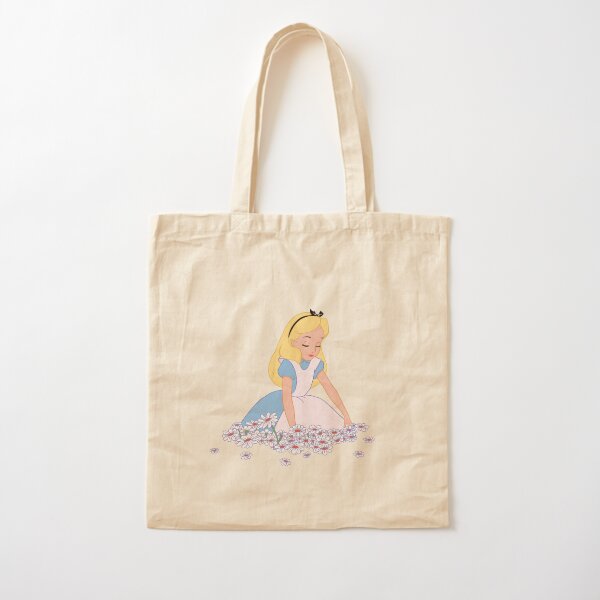 Alice in Wonderland Tote Bag Personalized Library Bag Kids 