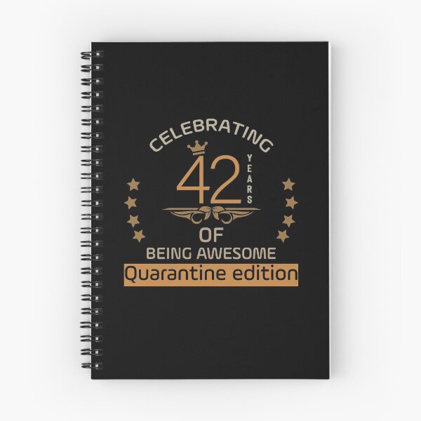 Item preview, Celebrating 42 years of being awesome Quarantine edition 42th birthday Gifts designed and sold by NSTeeDesign.