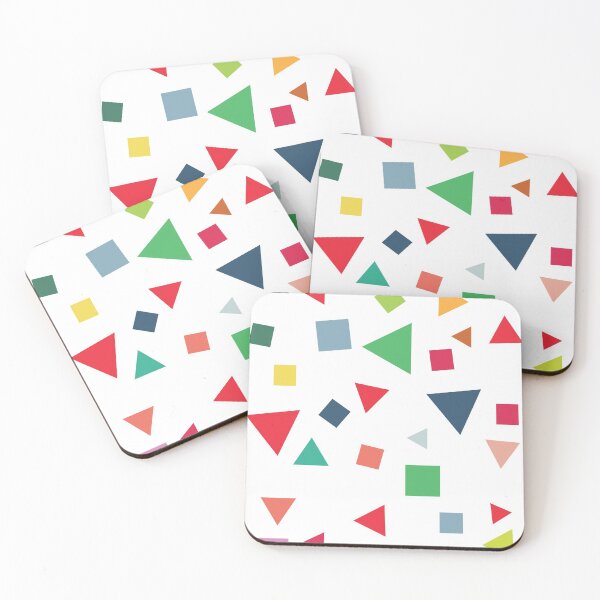 Item preview, Colorful triangles and squares designed and sold by Mqyou.