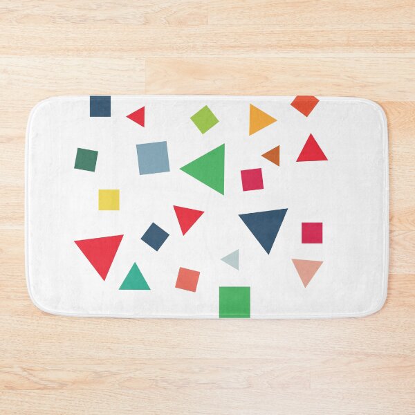 Item preview, Cuadrados y triángulos de colores designed and sold by Mqyou.