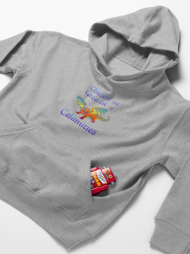 Alternate view of Big Little Calamity Kids Pullover Hoodie