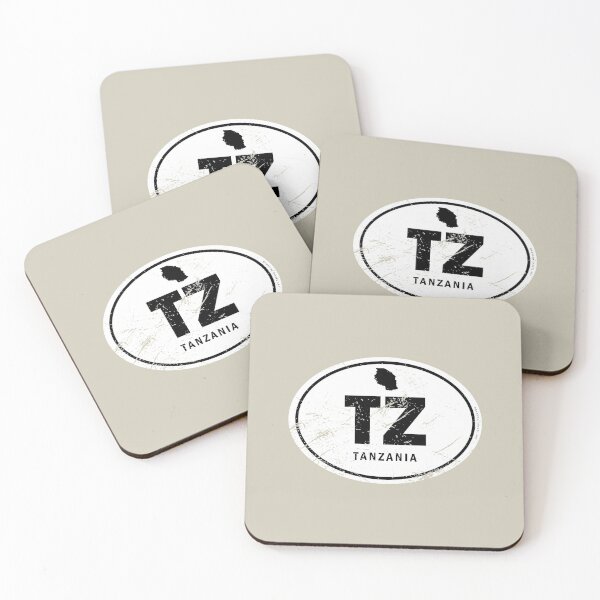 Item preview, Distressed Tanzania Country Code designed and sold by CustomTravelArt.