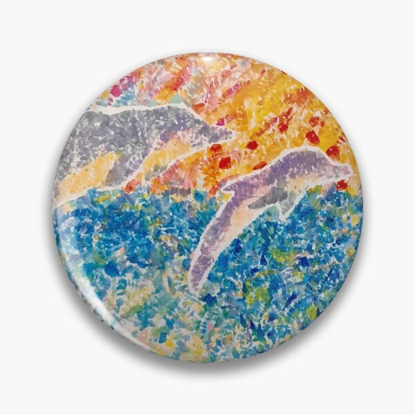 Item preview, Dolphins Dancing at Sunrise designed and sold by Sydney Edmond.
