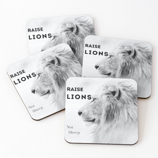 Item preview, Raise Lions Not Sheep designed and sold by KeleCo.