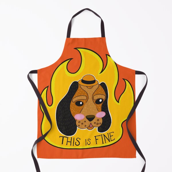 Item preview, This is Fine Meme Beagle Dog designed and sold by GoodEggDoodles.