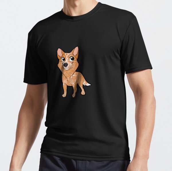Aperçu de l'œuvre CHIEN DE BÉTAIL (rouge) - chibi créée et vendue par mexicanine.