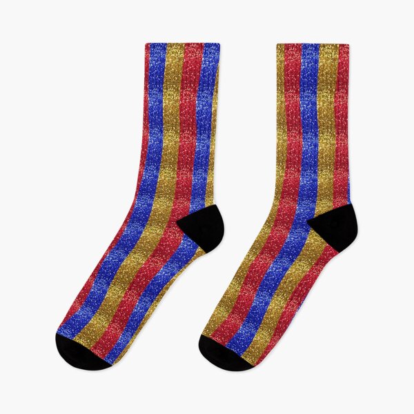Item preview, Glitter Print Romanian Flag Tricolor designed and sold by DanielaRODesign.
