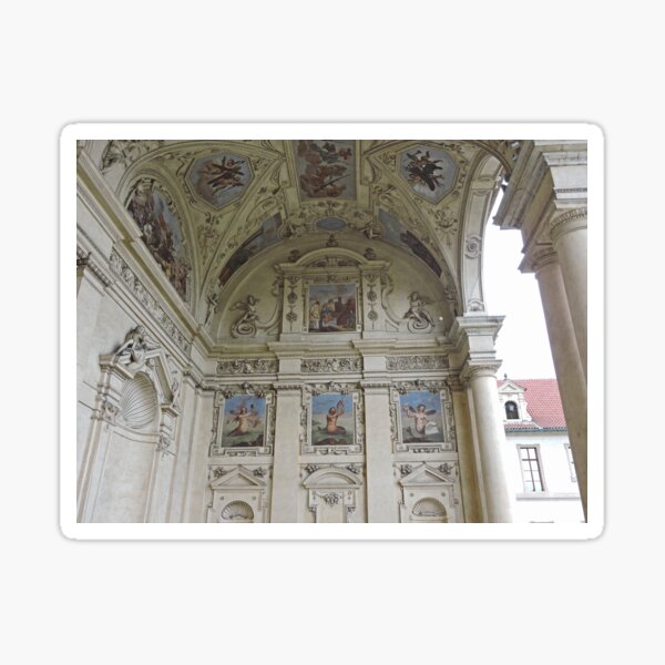 Item preview, Portico, Senate Building, Prague, Czech Republic designed and sold by Margaret  Hyde.