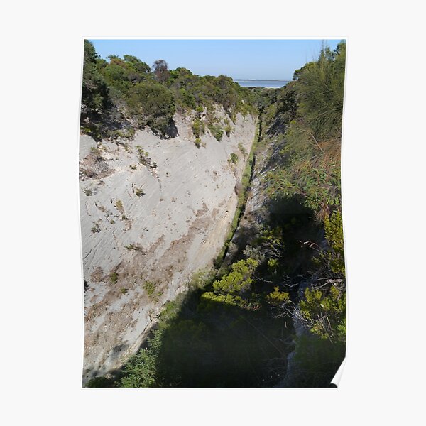 Woakwine Cutting, Beachport, South Australia Poster