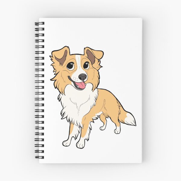 Item preview, BORDER COLLIE (gold) - chibi designed and sold by mexicanine.