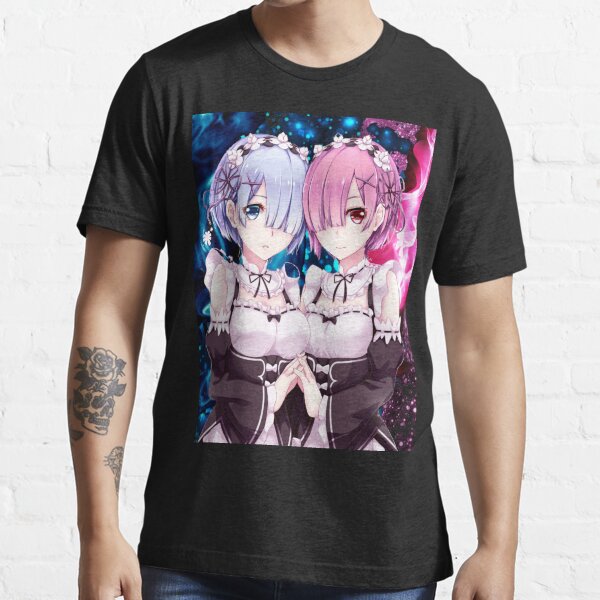 "Rem and Ram " Tshirt for Sale by ahmedtaki Redbubble ram and rem