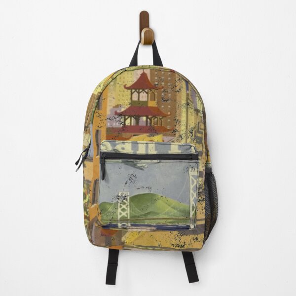 Item preview, San Francisco Vintage Distressed Travel Poster designed and sold by Unhinged Heather.