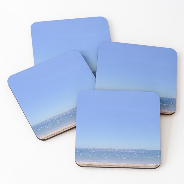 Item preview, Calm Blue Glittering Ocean Sky and Sands designed and sold by hearthearts.