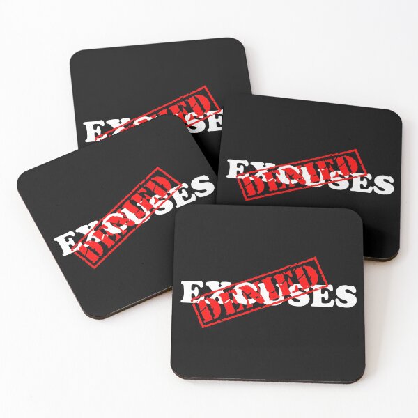 Item preview, EXCUSES DENIED designed and sold by DomGDesign.