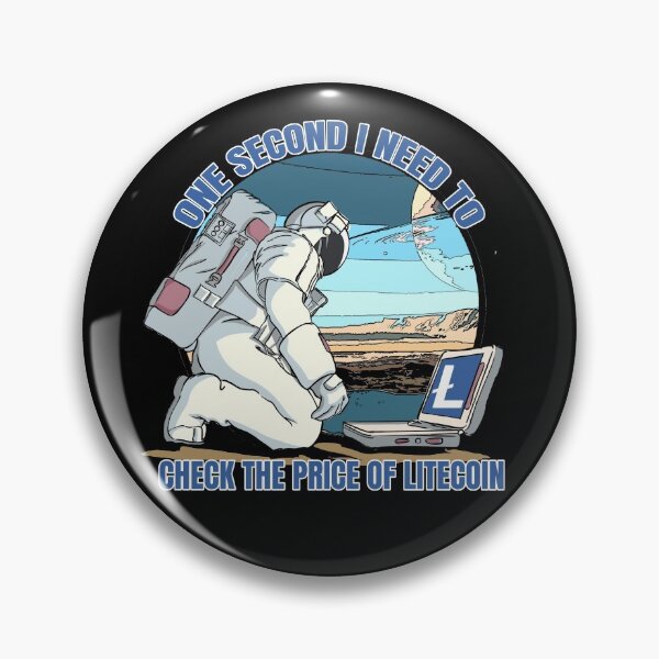 Item preview, One Second I Need To Check The Price of Litecoin designed and sold by Bitcoin-Fashion.