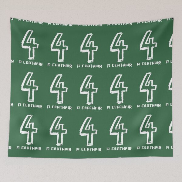 Item preview, No Four, Gaelic Irish Number 4 designed and sold by badlydrawnbabe.