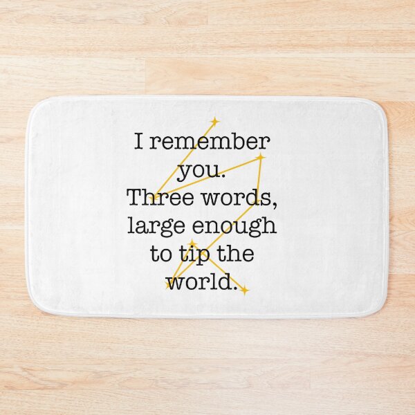 Item preview, The Invisible Life of Addie LaRue I Remember You Quote designed and sold by doodlesbyCara.