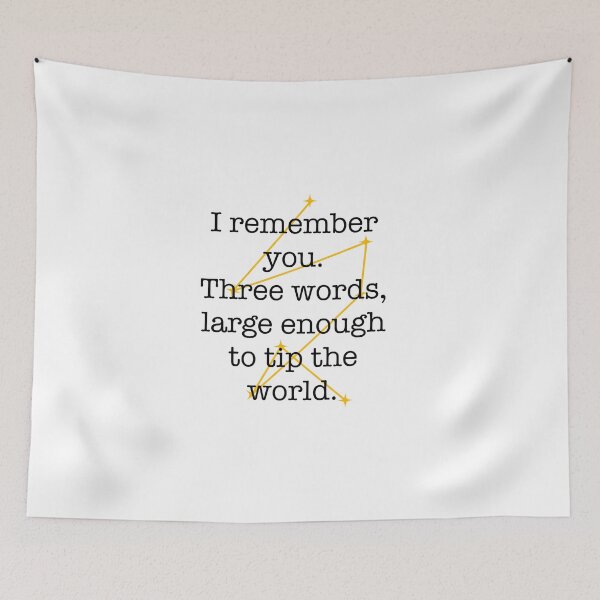 Item preview, The Invisible Life of Addie LaRue I Remember You Quote designed and sold by doodlesbyCara.