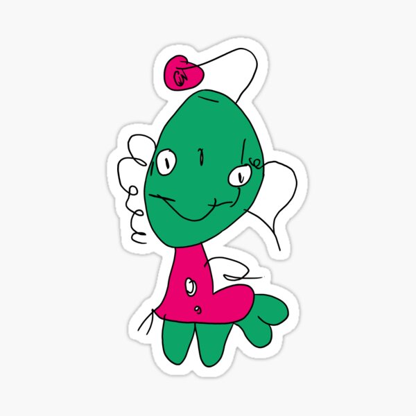 Croc Shmoo Sticker