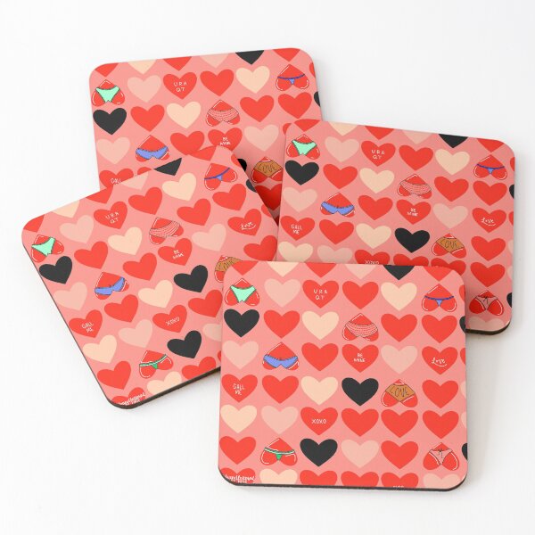 Item preview, Candy Heart Love Butts designed and sold by createdbykatie.