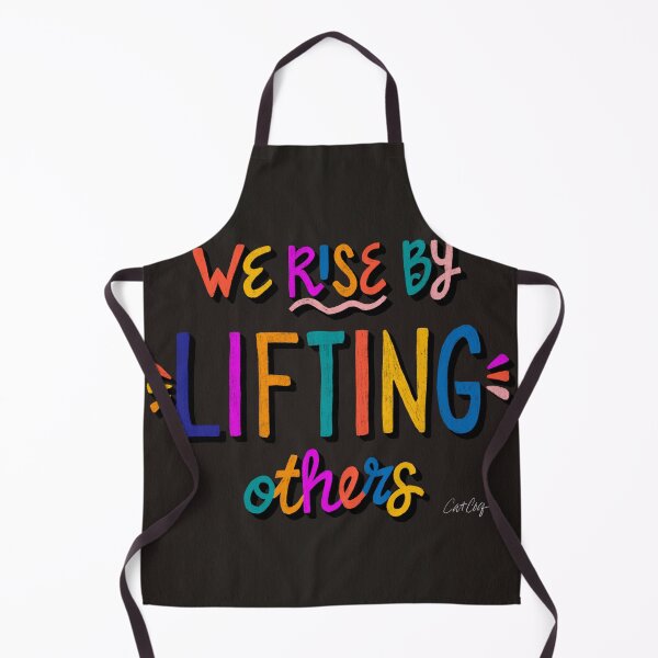 Item preview, We Rise by Lifting Others – Rainbow on Charcoal designed and sold by Cat Coquillette.