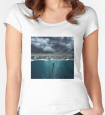 Spearfishing Women's Fitted Scoop T-Shirt